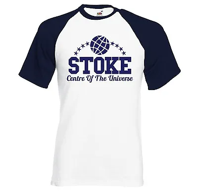 Buy Stoke - Centre Of The Universe -retro Short Sleeve Baseball T Shirt • 12.95£