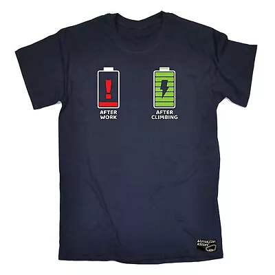Buy Rock Climbing Aa After Work - Mens Funny Novelty Gift T Shirt T-Shirt Tshirts • 12.95£