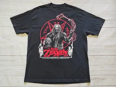 Buy Men's 2010 Rob Zombie USA Tour Double Sided Metal Rock Band T-shirt Sz XL • 39.99£
