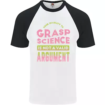 Buy Grasp Science Funny Geek Nerd Physics Maths Mens S/S Baseball T-Shirt • 9.99£