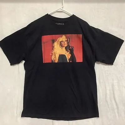 Buy Fashion Nova Cardi B Hip-Hop WAP Rap T-Shirt Black 2XL Graphic T • 17.95£