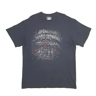 Buy COLUMBIA SPORTSWEAR Black T Shirt Tee Lynrd Skynrd ZZ Top Short Sleeve Cotton XL • 19.99£