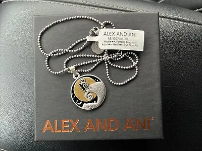 Buy Disney Alex And Ani Nightmare Before Christmas The Pumpkin King Necklace Rare • 75.06£