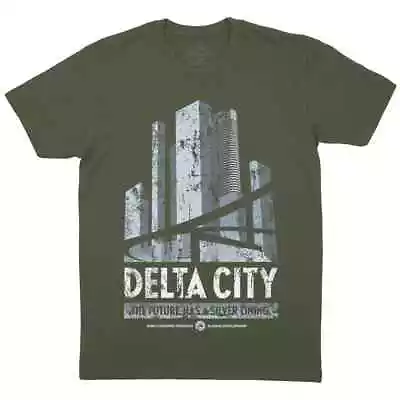 Buy Delta City Mens T-Shirt Space OCP Omni Consumer Products Robot Lab D243 • 12.49£