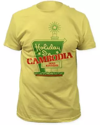 Buy Dead Kennedys - Holiday Inn Holiday In Cambodia - Yellow T Shirt , Punk, Jello • 15.99£