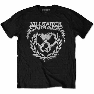 Buy KILLSWITCH ENGAGE  Unisex T- Shirt - Skull Spraypaint  - Black  Cotton  • 16.99£
