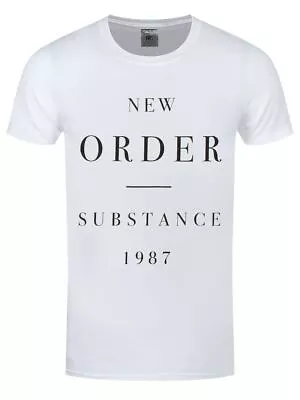 Buy New Order T-shirt Substance Men's White • 16.99£