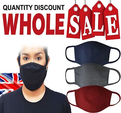 Buy Face Mask Washable Breathable Reusable Double Layer Protection Wholesale Price • 3.49£