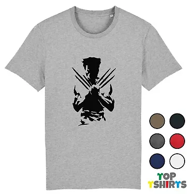 Buy Adult Wolverine Logan Hugh Jackman T-Shirt Deadpool Marvel TOP Comic Movie • 9.99£