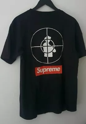 Buy SS06 Supreme X Public Enemy Tee Black T-shirt L Vintage 2006 Box Logo Very Rare • 350£