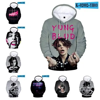 Buy YUNGBLUD Hip Hop 3D Men Women Children Hoodie Sweatshirt Hood Jumper Pullover • 26.99£