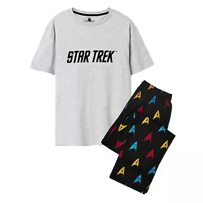 Buy Star Trek Mens Logo All-Over Print Pyjama Set NS7610 • 21.57£