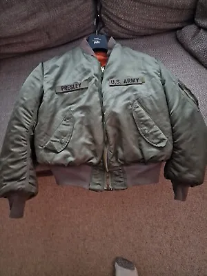 Buy Rare Vintage Original Military Green Ma 1 Bomber Jacket , • 245£