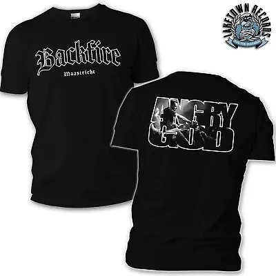 Buy BACKFIRE - ANGRY GOD T-Shirt S-3XL Hardcore HC Slapshot Agnostic Front SOIT • 15.60£
