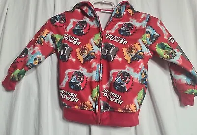 Buy LEGO CHIMA Hoodie Jacket Size 4 RED UNLEASH The POWER • 7.90£