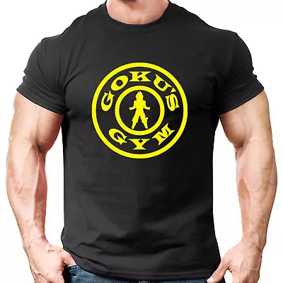 Buy Goku's Gym T-Shirt Mens Gym Clothing Workout Training Vest Bodybuilding Tee • 8.99£