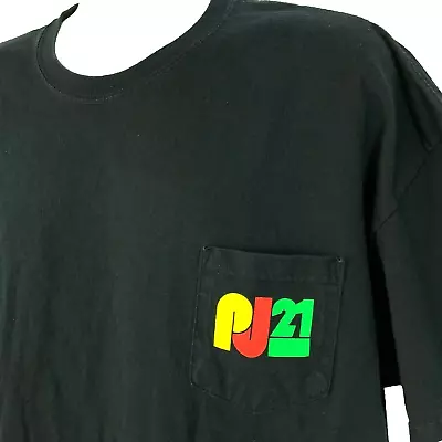 Buy Pearl Jam PJ21 2012 Pocket T-Shirt Size 2XL Mens PJ 21 Anniversary Merch Vedder • 37.75£