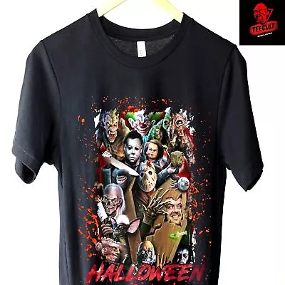 Buy Jason Voorhees Michael Myers  Halloween Squad  Horror Unisex T-Shirt S–3XL 🎃 • 23.88£