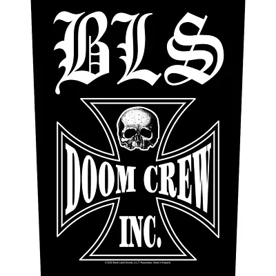 Buy Black Label Society - Doom Crew Inc. Backpatch Rückenaufnäher - Official Merch • 12.06£
