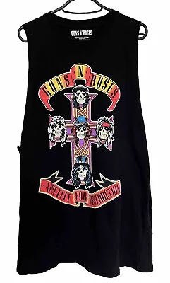 Buy Guns N Roses Appetite For Destruction Black Vest Top • 10.99£