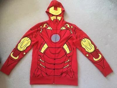 Buy Marvel Super Heroes Iron Man Red Character Hoodie Sweatshirt Childs Boys Size XL • 20£