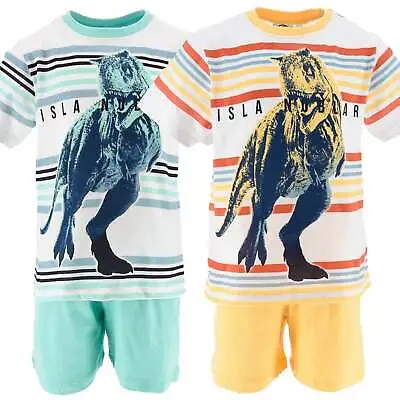 Buy Jurassic World Cotton Pyjama Set For Kids Pajamas PJs Sleepwear Boy Girl • 16.99£