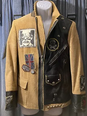 Buy Biker Jacket Vivienne Westwood-inspired Punk Steampunk Rockabilly Grunge Goth • 160.05£