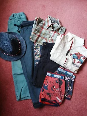 Buy Boys John Lewis Spider-Man Marvel Clothes Bundle 6 Yrs Jeans, Shirt, Shorts, Hat • 6£