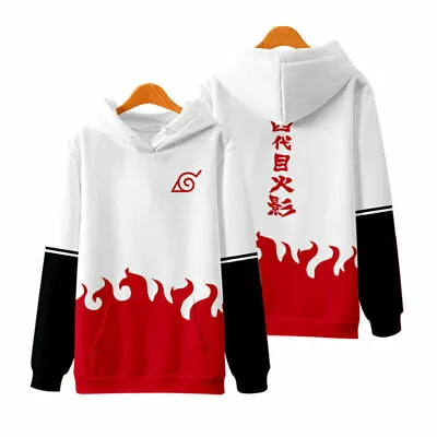 Buy Mens Teenagers Ninja Anime Sweatshirt NARUTO Hoodie Hooded Jumper Tops • 16.07£