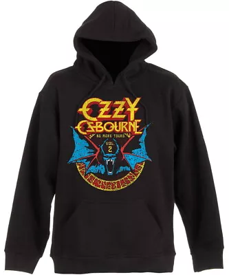 Buy Ozzy Osbourne Bat Circle Black Pull Over Hoodie NEW OFFICIAL • 30.39£