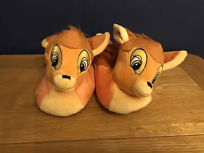 Buy BNWT Disney Animals Bambi  Children's Kids Slippers, Size UK 12 Eu 30 • 6.44£