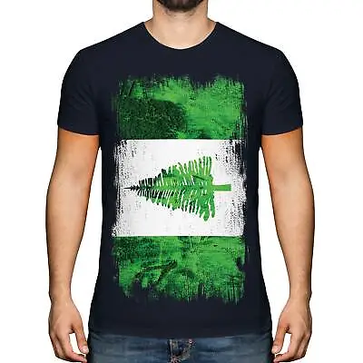 Buy Norfolk Island Grunge Flag Mens T-shirt Tee Top Gift Shirt Clothing Jersey • 11.95£