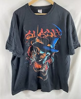 Buy Slash Guns N Roses T Shirt XXL Size 2XL Rock N Roll Black Crew Neck Skull Snake • 14.95£