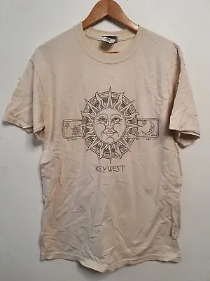 Buy Vintage Moon And Sun Shirt Mens Size Medium Key West Astrology 90s 80s • 21.29£