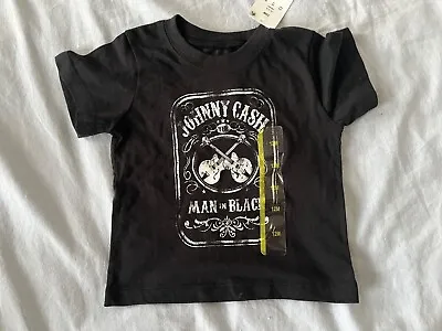 Buy Johnny Cash - Baby T-shirt (12M) - From USA - BRAND NEW • 8£