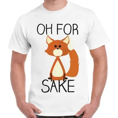 Buy Oh For Sake Fox Funny Cool Fashion Slogan Vintage Retro T Shirt 2290 • 6.35£