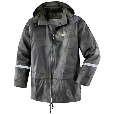 Buy Men's Camouflage Waterproof Motorbike Lightweight Over Jacket &Trousers Rainsuit • 16.45£