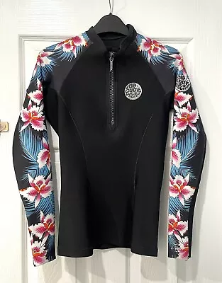 Buy Rip Curl Ladies G Bomb Long Sleeve Front Zip Wetsuit Jacket Size 12 • 34.99£