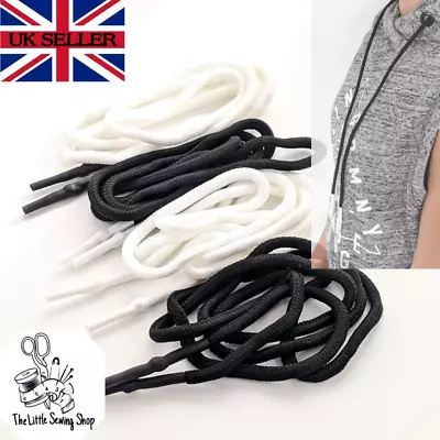 Buy 1 X Hoodie String / Hood Lace Drawstring With Plastic Ends, 125-130cm Long • 2.80£