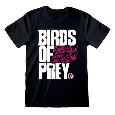 Buy DC Comics Birds Of Prey Logo Black T-Shirt • 9.95£