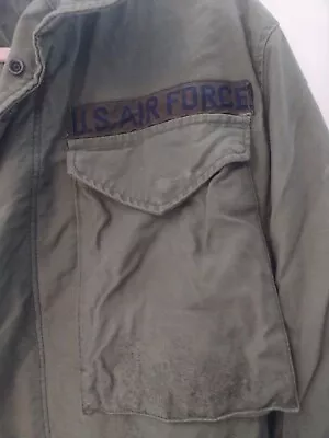 Buy Vintage Field Jacket. US Air Force. M 65 Jacket. Vietnam Era • 45£