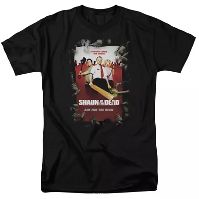 Buy Shaun Of The Dead Movie Poster Licensed Adult T-Shirt • 64.25£