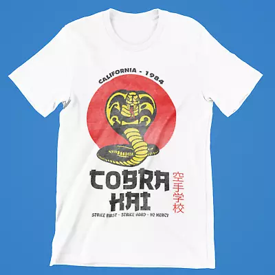 Buy Cobra Kai Karate Kid T-Shirt Boys Girls Movie Retro Tee Children Gift Kids • 5.99£