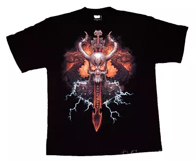 Buy  GOD Of THUNDER  SPIRAL DIRECT UNISEX T-SHIRT Gothic/Horror/Occult/Rock/Biker • 12.99£
