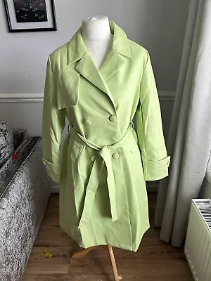 Buy Ladies Forever New Petite PU Jacket Lime UK SIZE 10 Was £110 Now £45.99 • 45.99£