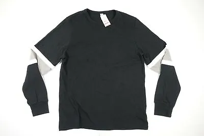 Buy Alternative Apparel Black Striped Arm Xl Crewneck Sweater Mens Nwt New • 20.45£
