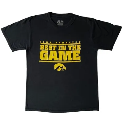 Buy Russell Athletic Iowa Hawkeyes T Shirt Size Medium • 6.50£
