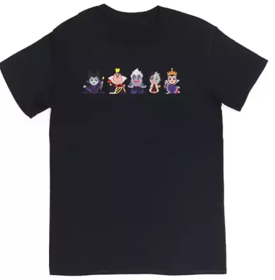 Buy Disney Villains T-Shirt For Adults BLACK LARGE • 14£