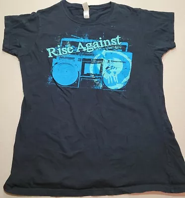 Buy Rise Against Band Shirt Junior’s Sz XL Gothic Rock Music Hot Topic • 9.45£