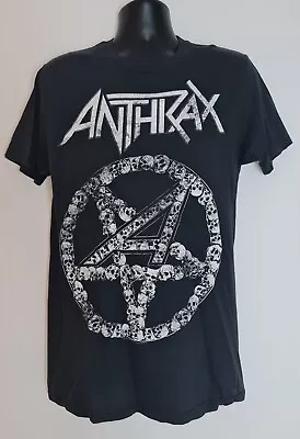 Buy Vintage 2013 Anthrax T Shirt Size Large Thrash Metal Rock Band  • 30£